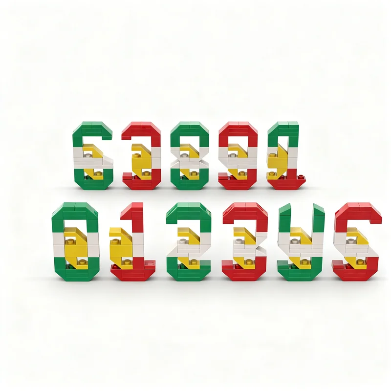 217 pièces MOC NUMBERS ROW YOUR BOAT 2 ou 3 Modèles de blocs de construction DIY Jouets créatifs Idée de briques Cadeaux de Noël Enfants