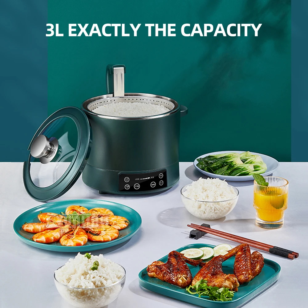 ذكي منخفض السكر وعاء طبخ الأرز التلقائي رفع الكهربائية إناء/ قدر وعاء الطبخ المنزلية Cuisseur De Riz