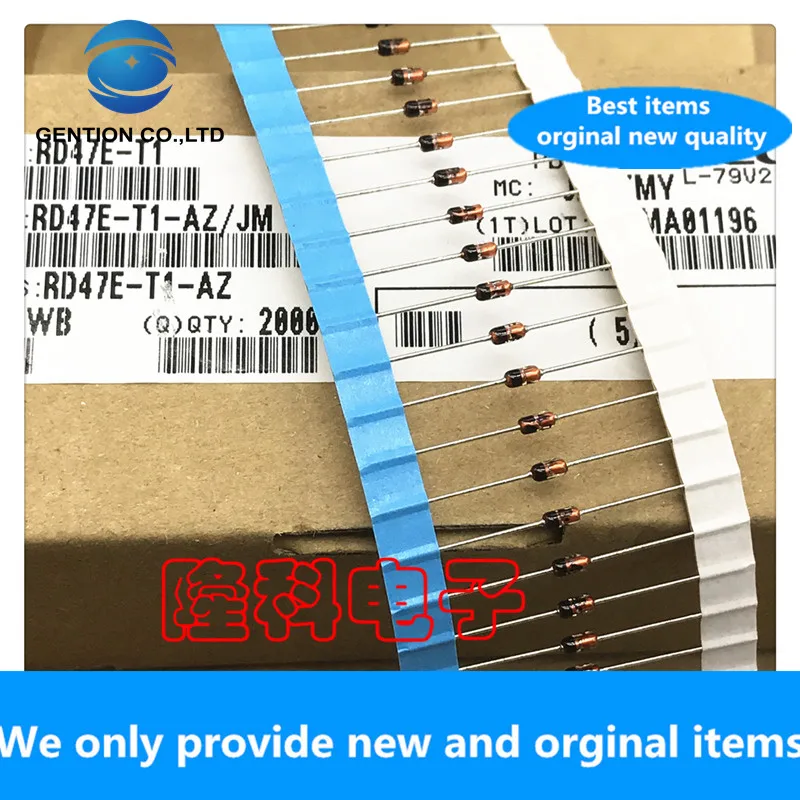 30PCS 100% New original RD47E-T1-AZ WB original imported RD47E B Zener diode 47V 1 2W 47B DO35
