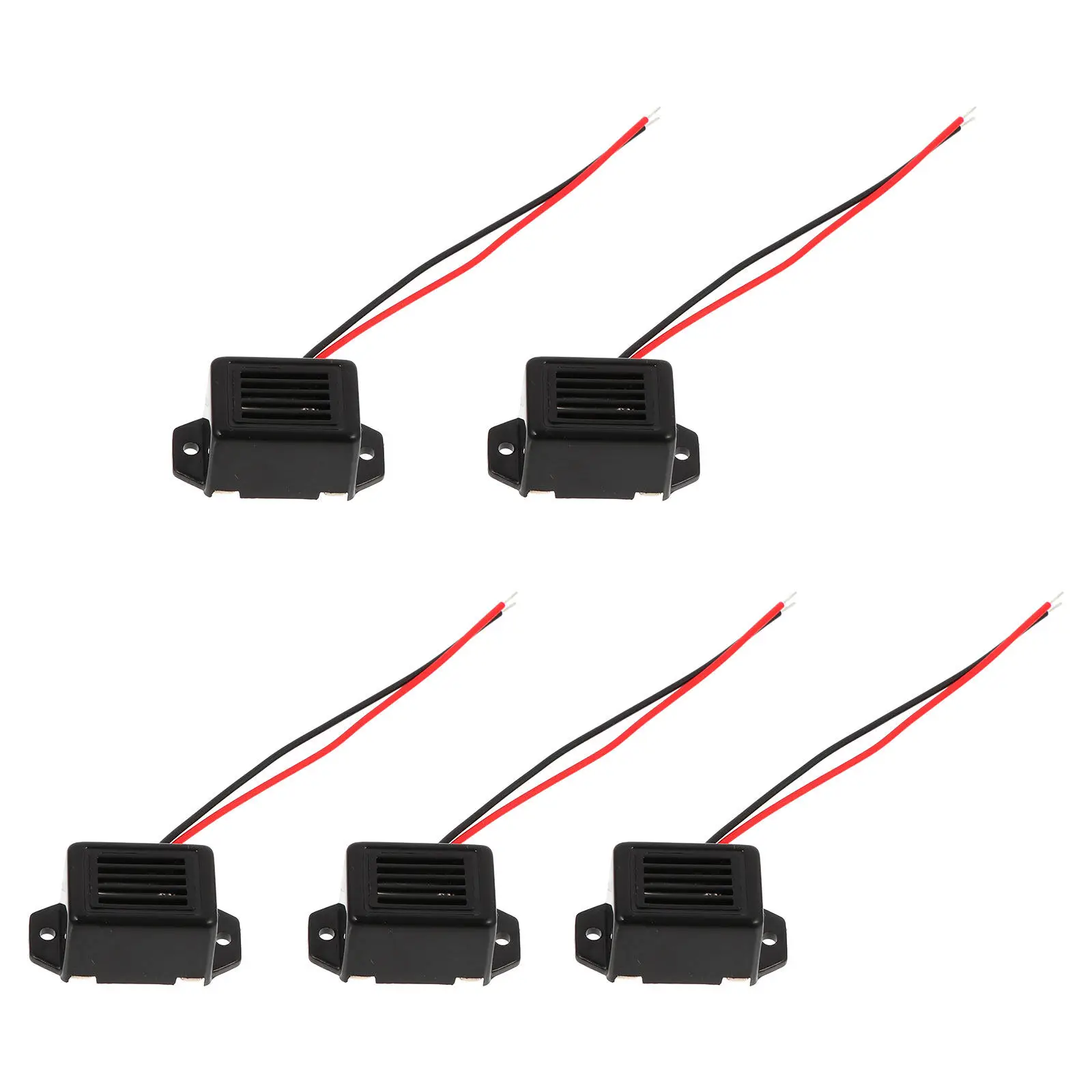 

5Pcs Mechanical Vibration Buzzer High Voice Pressure Low Voltage Alarm for Electric Appliance Printer Copier Electronic Use