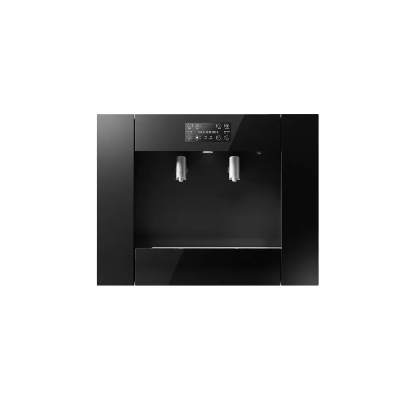 

Electronic dispensers for hot and cold water with built-in plastic housing power supply for household and hotel use