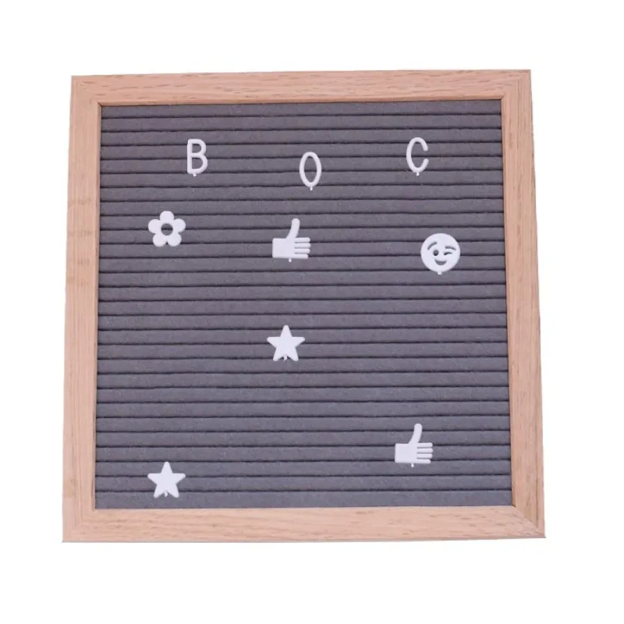 Felt Board Felt Letter Board, 10 x 10 inch Message Board Word Board Letter Board Sign Bulletin Board Letters, Pregnancy Announc