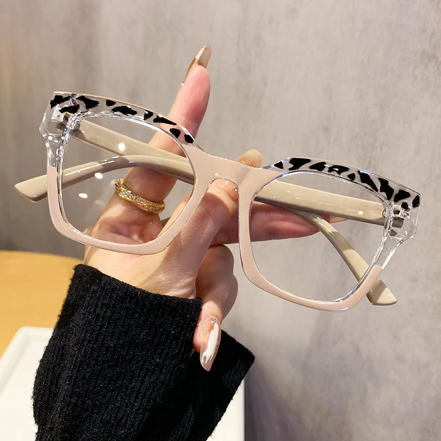 1 Stück Damen-Brille, schlicht, neu, Vintage-Stil, Leopardenmuster, stilvoll, lässig, vielseitig, dekorativ, geeignet für den täglichen Gebrauch, Internet-Nutzung, an