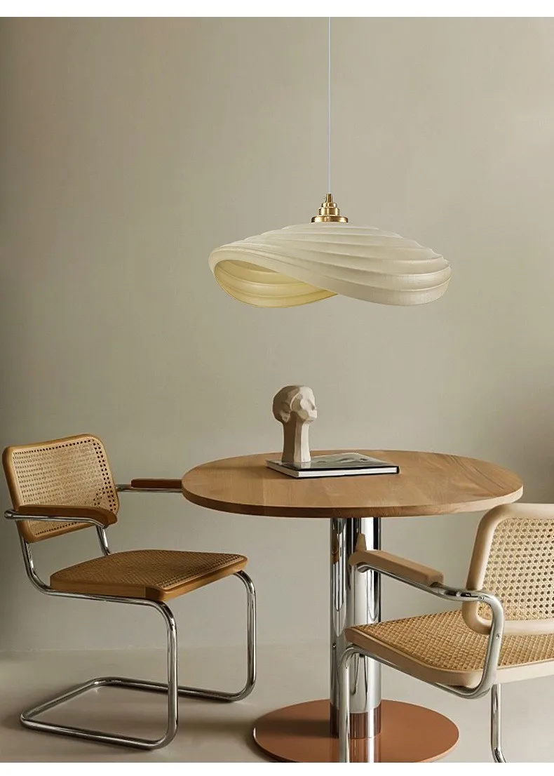 Dining Room E27 LED Pendant Lights Nordic Bar Wabi Sabi