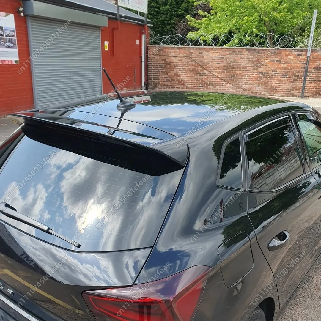 

Rear Roof Spoiler For SEAT IBIZA MK4 2017 2018 2019 2020 2021 ABS Glossy Black Car Tail Wings Body Kit Guard Wind Styling Tuning