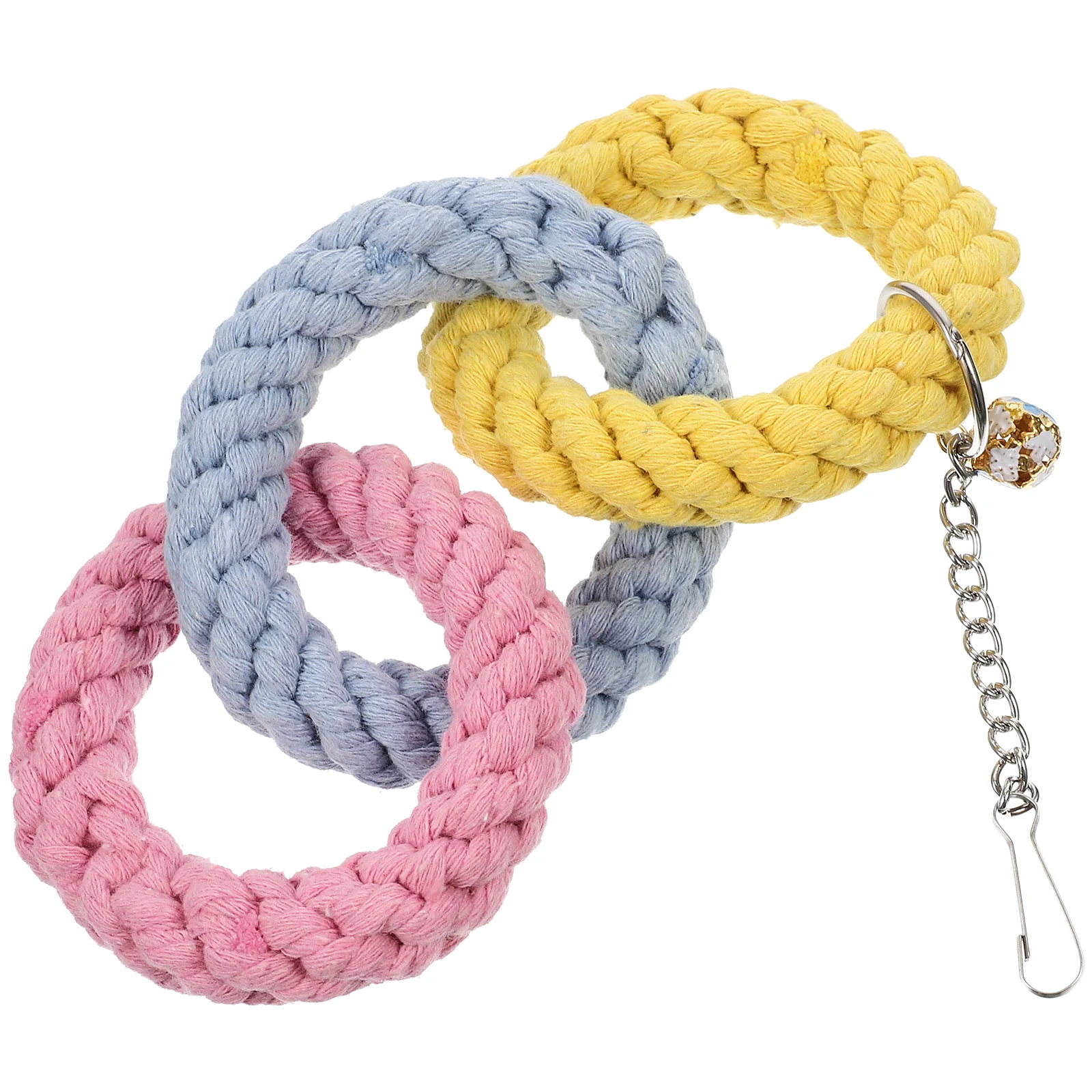 

Climbing Ring Hanging For Small Pets Durable Cloth Exercise Ring For Hamster Chinchilla Sugar Glider Cage Accessories Plaything