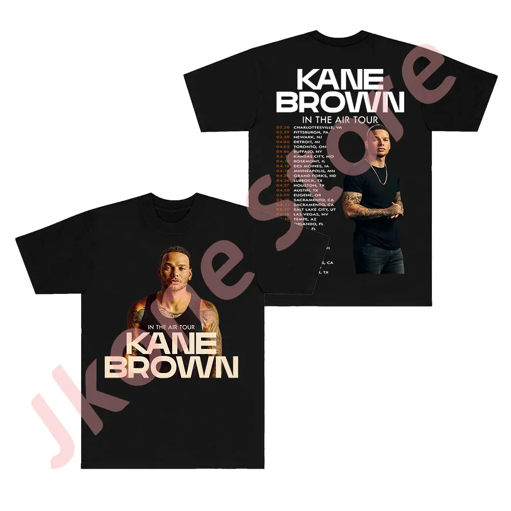 Kane Bruine T-Shirts In De Lucht Tour Merch Tee Cosplay Vrouwen Heren Mode Casual Ronde Hals Korte Mouw