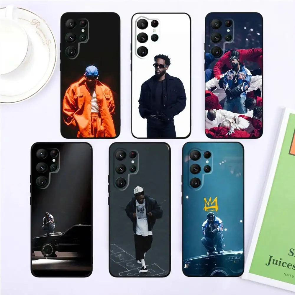 

k-kendrick l-lamar Rapper Phone Case For Samsung S25,S24,S23,22,21,Ultra,Pro,S10,S30Plus,20lite Black Cover
