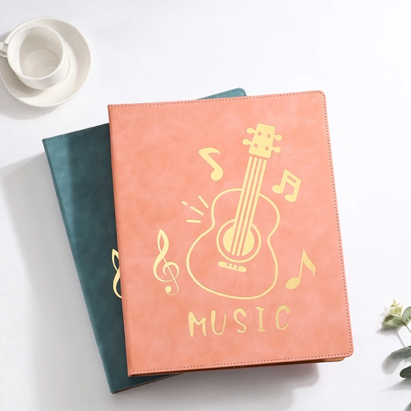 Carpeta partituras Piano, soporte para hojas música, carpeta almacenamiento documentos, carpeta cartera,