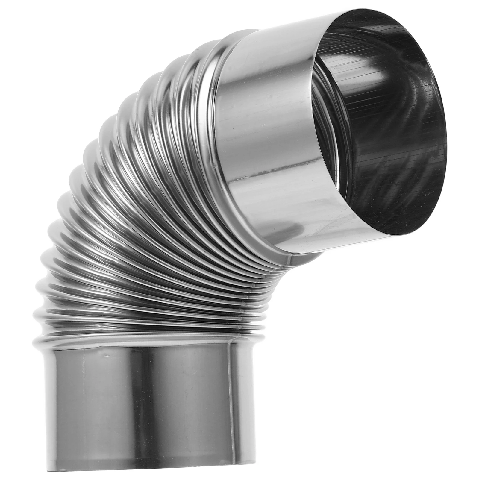 

Chimney Flue Camping Stove Pipe Elbow Firewood Exhaust Duct Stainless Steel Vent Safe Reliable Easy Installation Sleek Simple