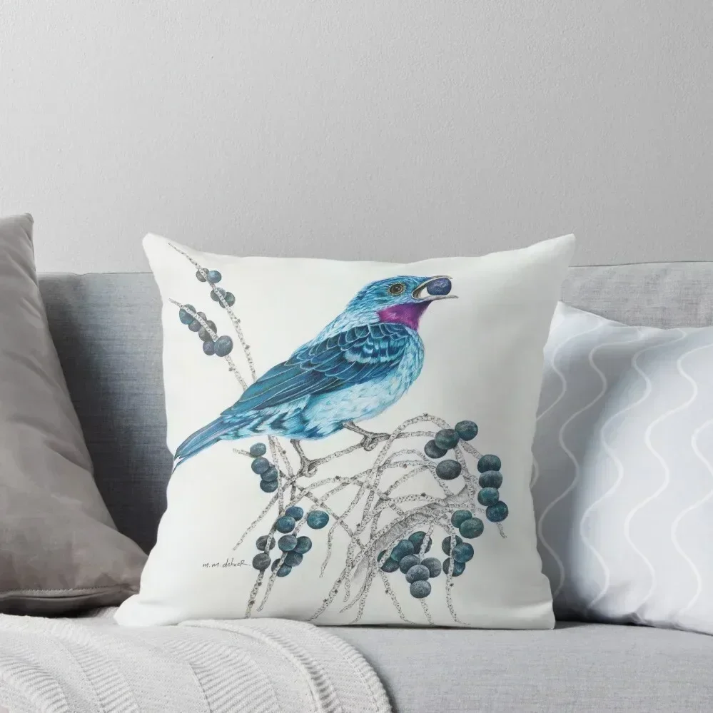 Natterer's Cotinga Pillows and Totes Throw Pillow Cushions For Decorative Sofa Anime pillow