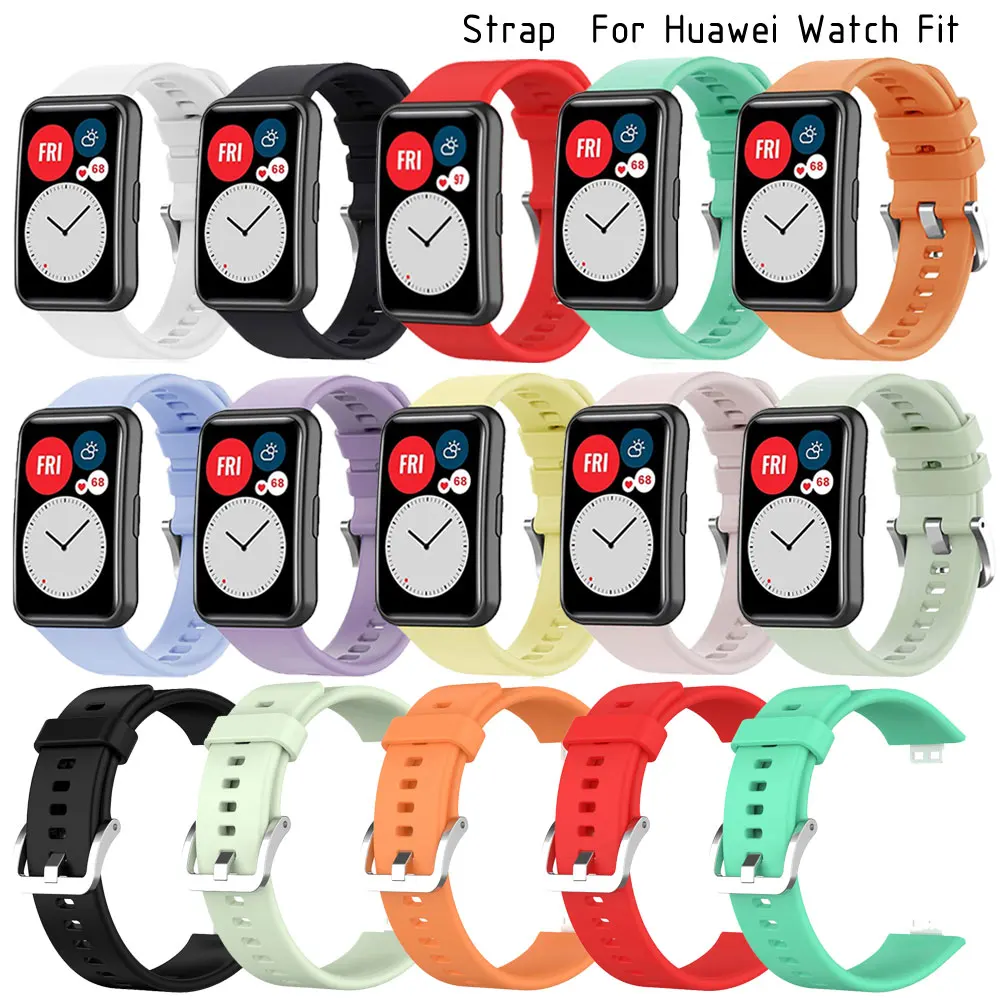 شريط سيليكون متوافق مع ساعة هواوي صالح Smartwatch اكسسوارات استبدال معصمه حزام قابل للتعديل لهواوي ساعة FI