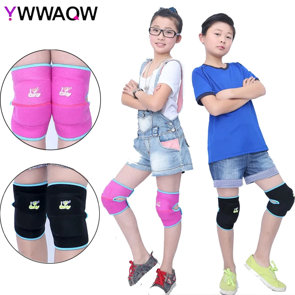 

1Pair Kids Soft Knee Pads for Gym Yoga Workout Training Football Volleyball Dance Skating Basketball Sports Protector Work Gear