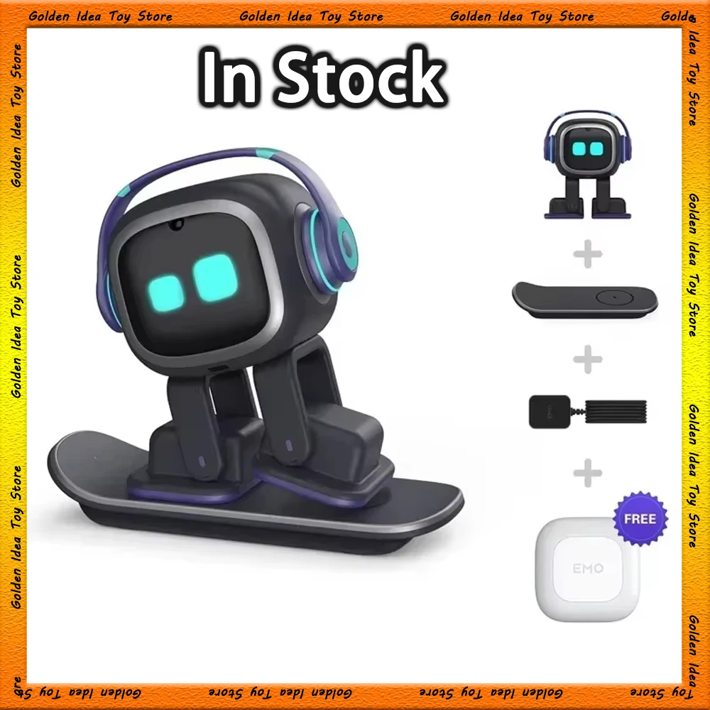 Emo Robot Voice Smart Robot Electronic Pet Toy Inteligente Future Ai Robot Electronics Model Toys Desktop Companion Robots