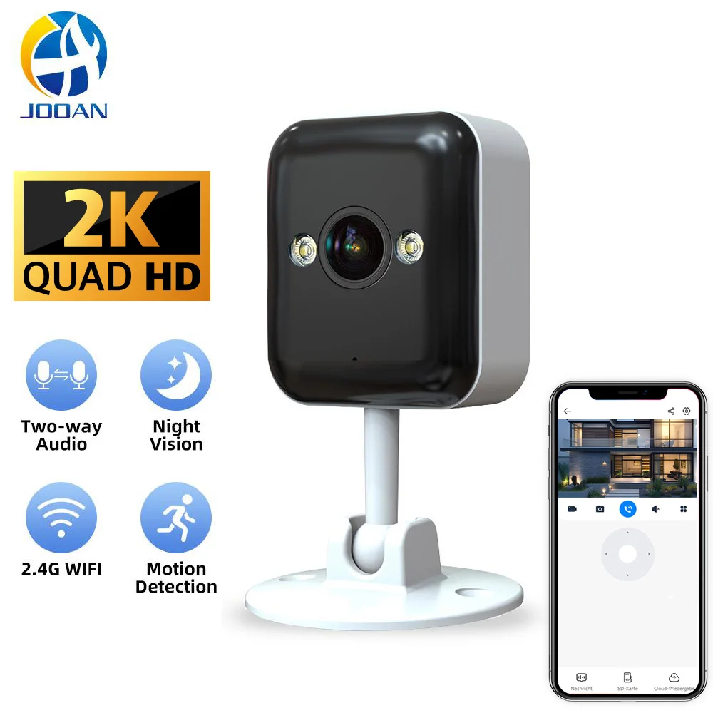 

Jooan Smart Mini IP Camera Indoor Surveillance Camera 5X Zoom Two-Way Audio Color Night Vision Home Baby Monitor ﻿Protection