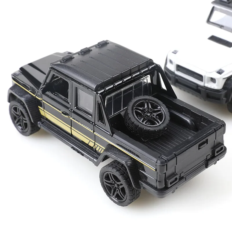 Three-Door Alloy Simulation Pickup Truck Model Toy for Children Boys with Realistic Features