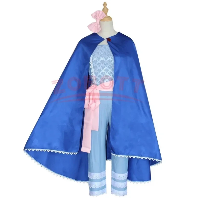 ☆ SunlCos, nuevo juguete de anime, disfraz de pastora para bebé, conjunto completo de top, pantalones y capa, disfraz de cosplay para mujer, uniforme para fiesta de Halloween ☆
