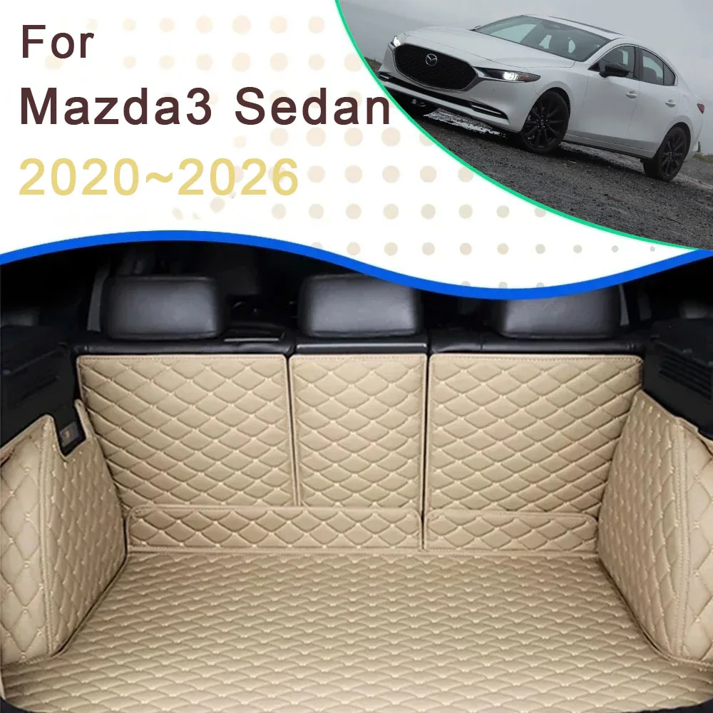 

Car Trunk Cargo Liner For Mazda3 Mazda Axela 3 BP MK4 2020~2026 Sedan Rear Boor Mats Carpet Storage Pads Auto Accessories 2025