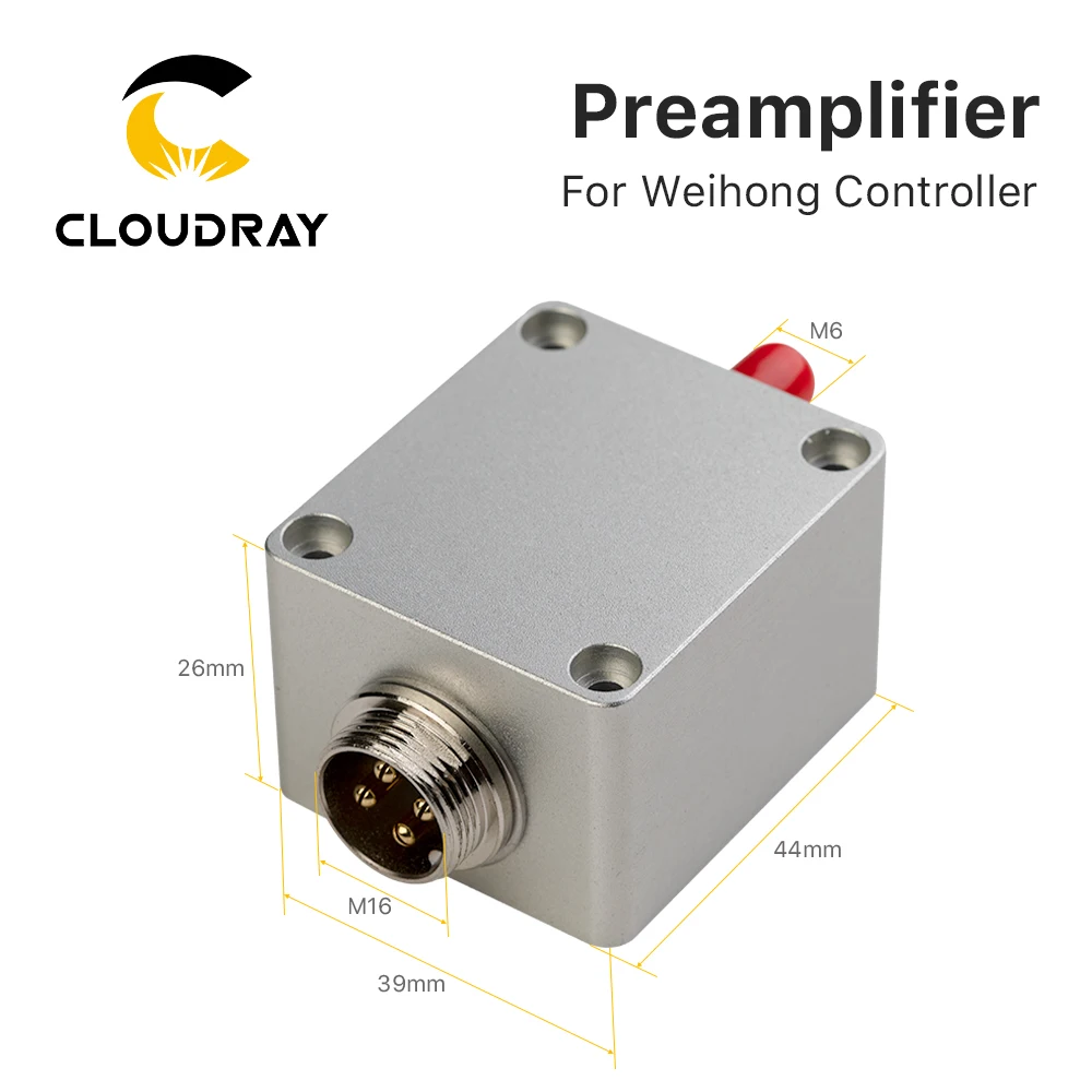 Imagem -03 - Cloudray Preamplificador Weihong Amplificador Seneor para o Controlador de Corte de Fibra da Cabeça do Laser de Precitec Raytools Wsx Weihong