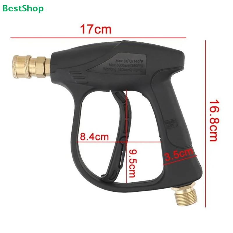 〔Victoria〕High Pressure Washer Spray Gun, M22 15mm Inlet with 5 Color-Coded Nozzle Tips for Car & Home Cleaning - view 6