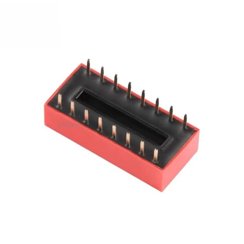 토글 스위치 1/2/3/4/5/6/8 위치 2.54mm 핀 간격, 다이얼, 빨간색, 파란색