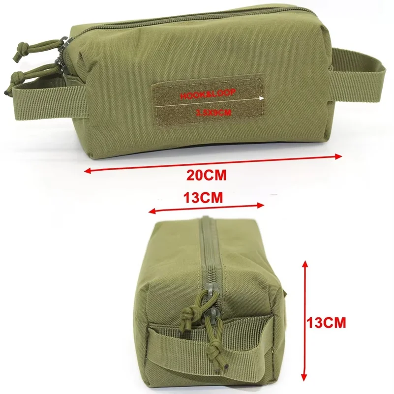 Tactical Ammo Bag Detachable Inner Space Ammunition Carrier Pouch hook&loop Ammos Transportation Bag for Pistol Rifle Shotgun