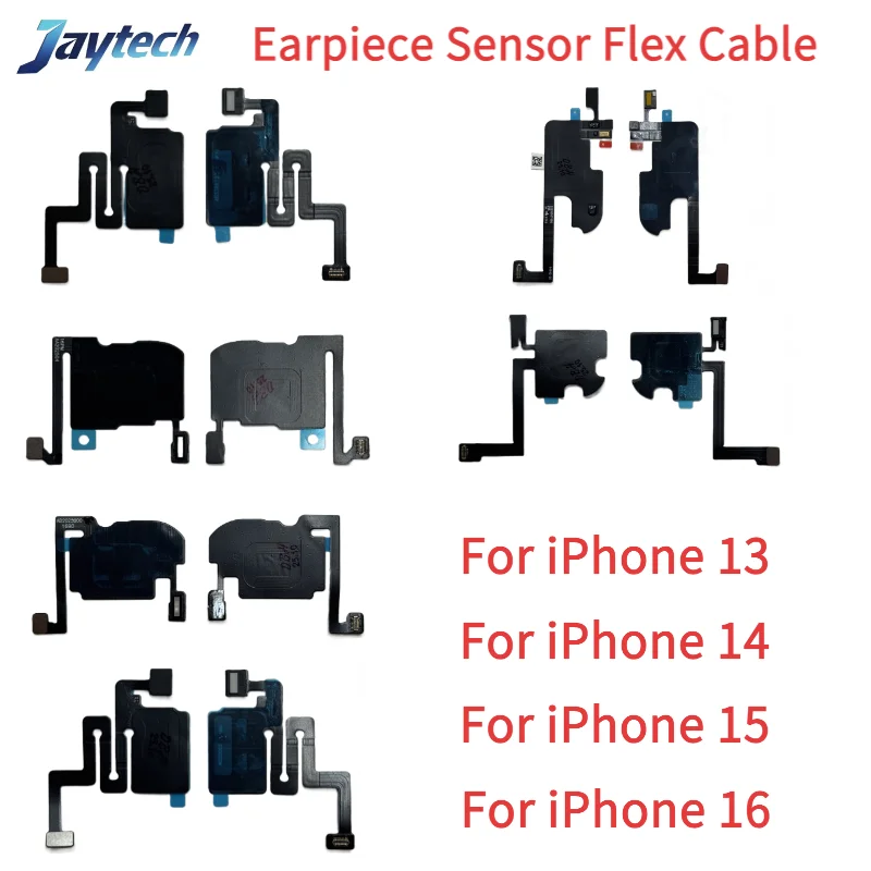 5 قطعة سماعة ضوء الاستشعار القرب شريط مرن كابل آيفون 13 14 15 16 برو ماكس زائد البسيطة الأصلي