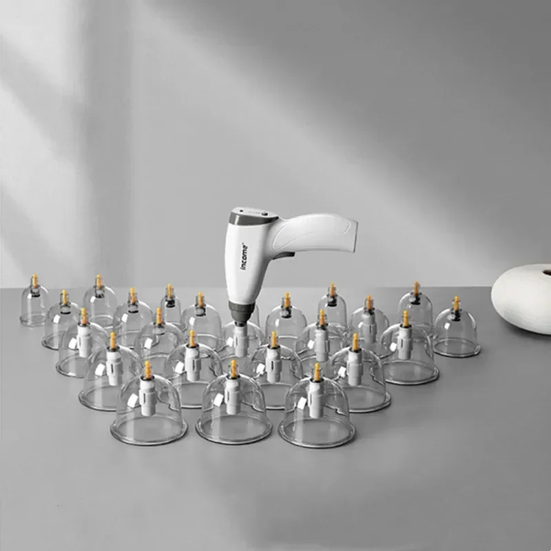 

4/12/20/24 Cans Anti-Cellulite Suction Cups Vacuum Cupping Massage Set Chinese Physiotherapy Healthy Care For Body Massage Tool