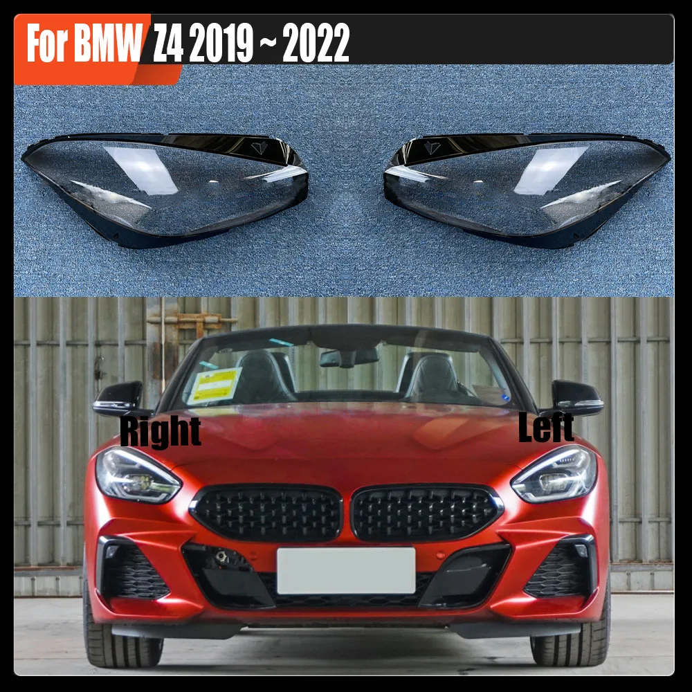 

For BMW Z4 2019~2022 Headlight Cover Transparent Headlamp Shell Plexiglass Replace Original Lampshade