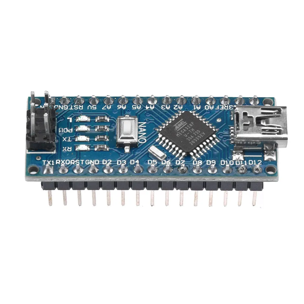 ترقية/مصغرة USB نانو V3.0 Atmel ATMEGA328P-AU CH340 5 فولت مايكرو تحكم مجلس PCB مجلس التنمية لحام دبوس لاردوينو