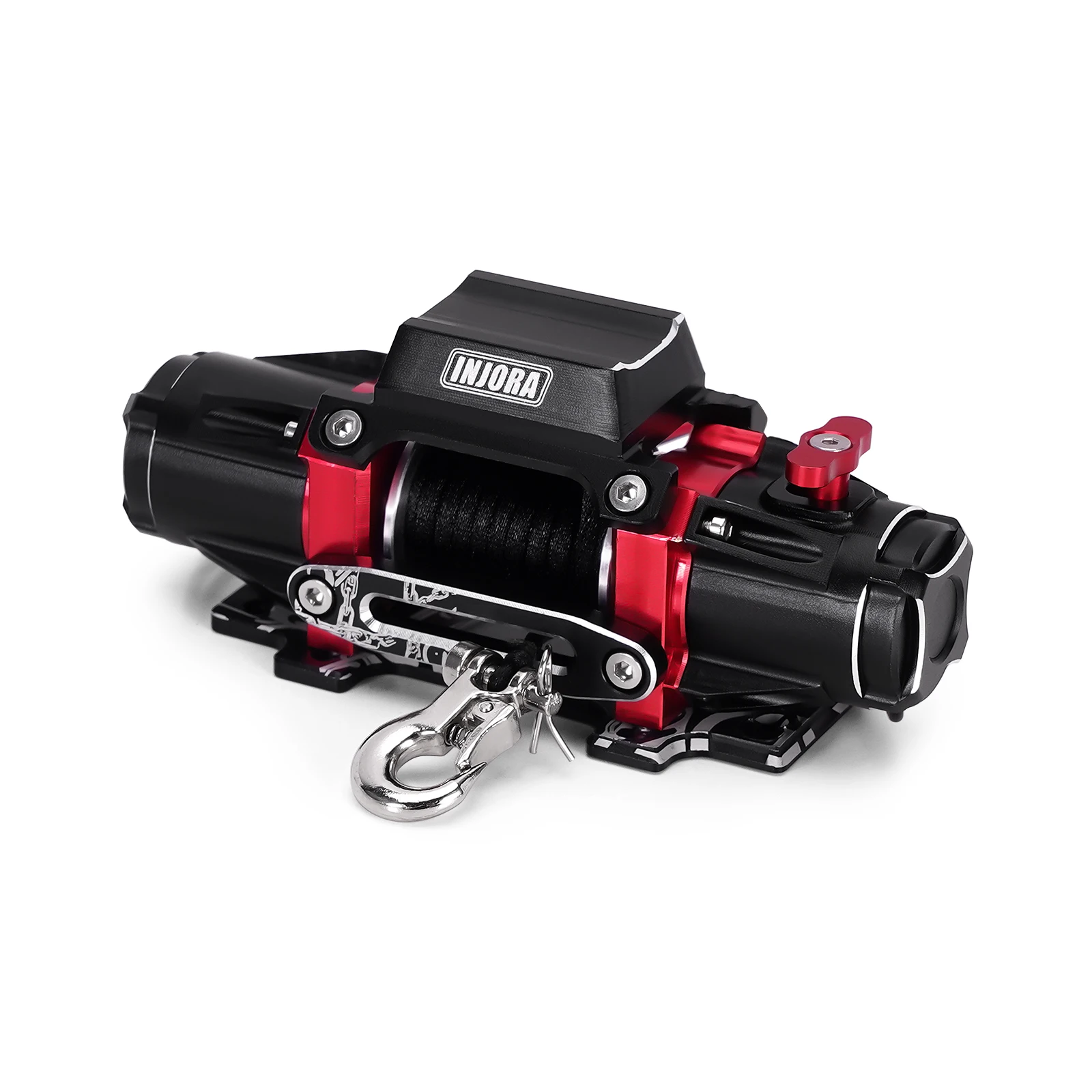 INJORA Dual Motor Metal Simulated Winch for 1/10 Scale RC Crawler