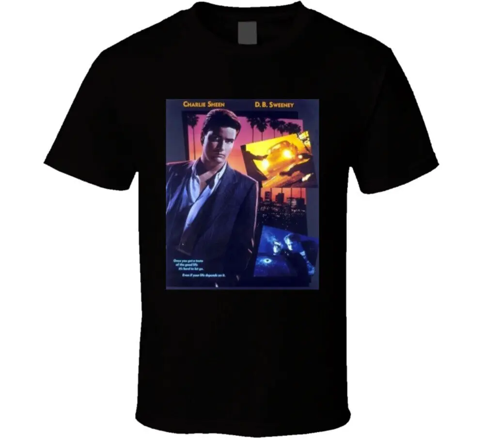 

Charlie Sheen No Man's Land 80s Movie T Shirt