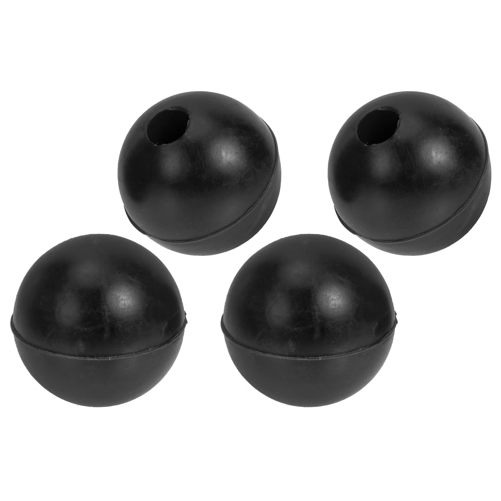 

4 Pcs Drum Stick Rubber Head Part Drumstick for Ethereal Decor Massage Percussion Instrument Supply Mallets