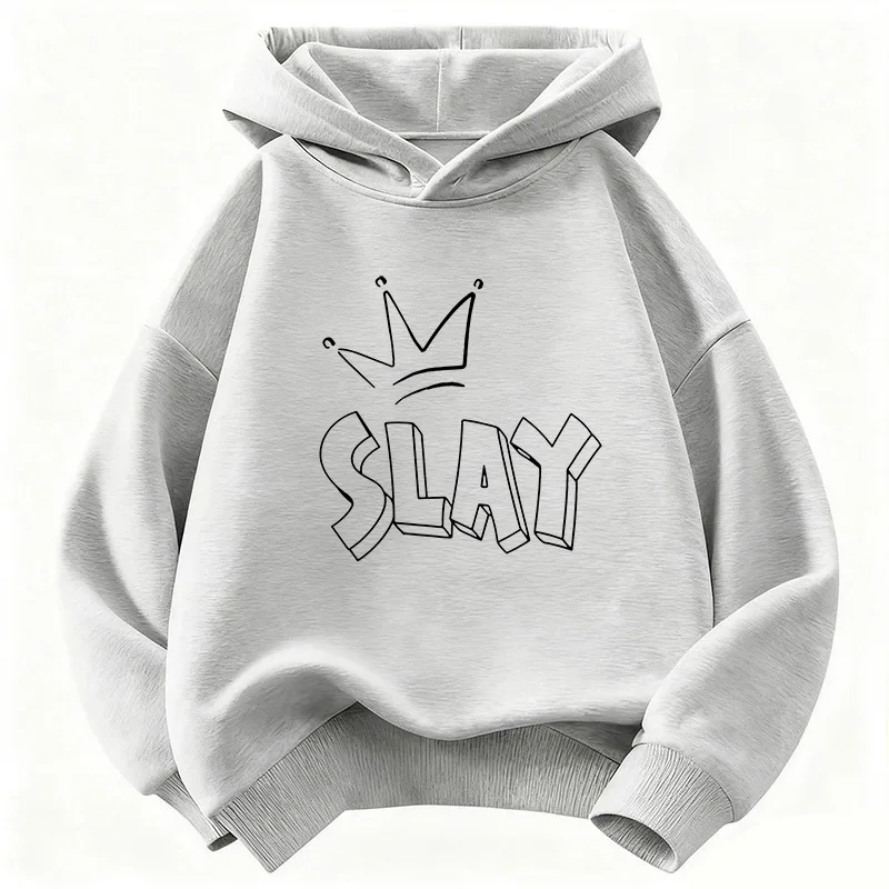 2026 Mode Y2k Mädchen Hoodie Kinder-Sweatshirt Kapuzenpullover Mädchen Herbst Winter Lässige Hoodies