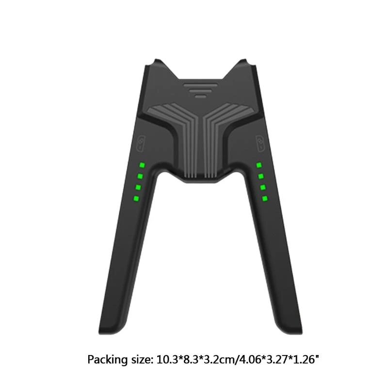 تحكم اليسار واليمين شحن قبضة على شكل حرف V لعبة لاسلكية مقبض للتبديل ، تهمة أثناء اللعب