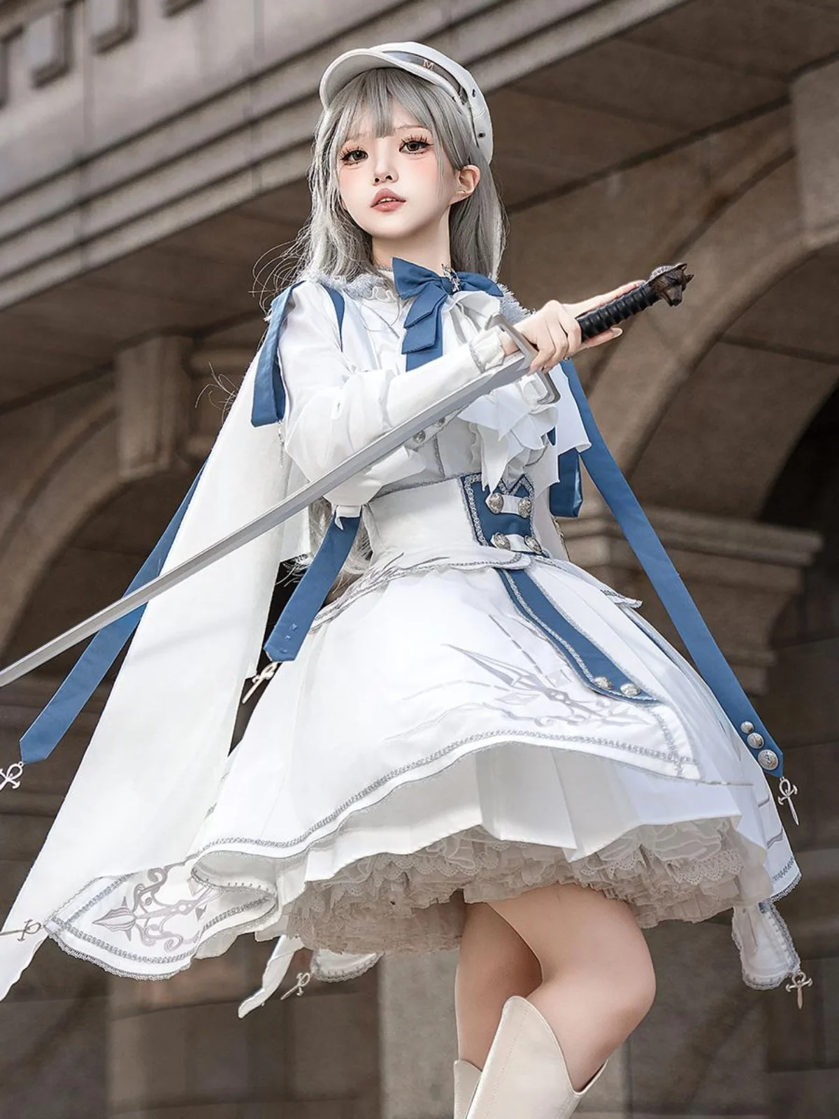 

Подарочный оригинальный костюм Saint Knight Lolita Prince Base для мальчика Starry Knight Prince Military LO Set ex Four Seasons Univ...