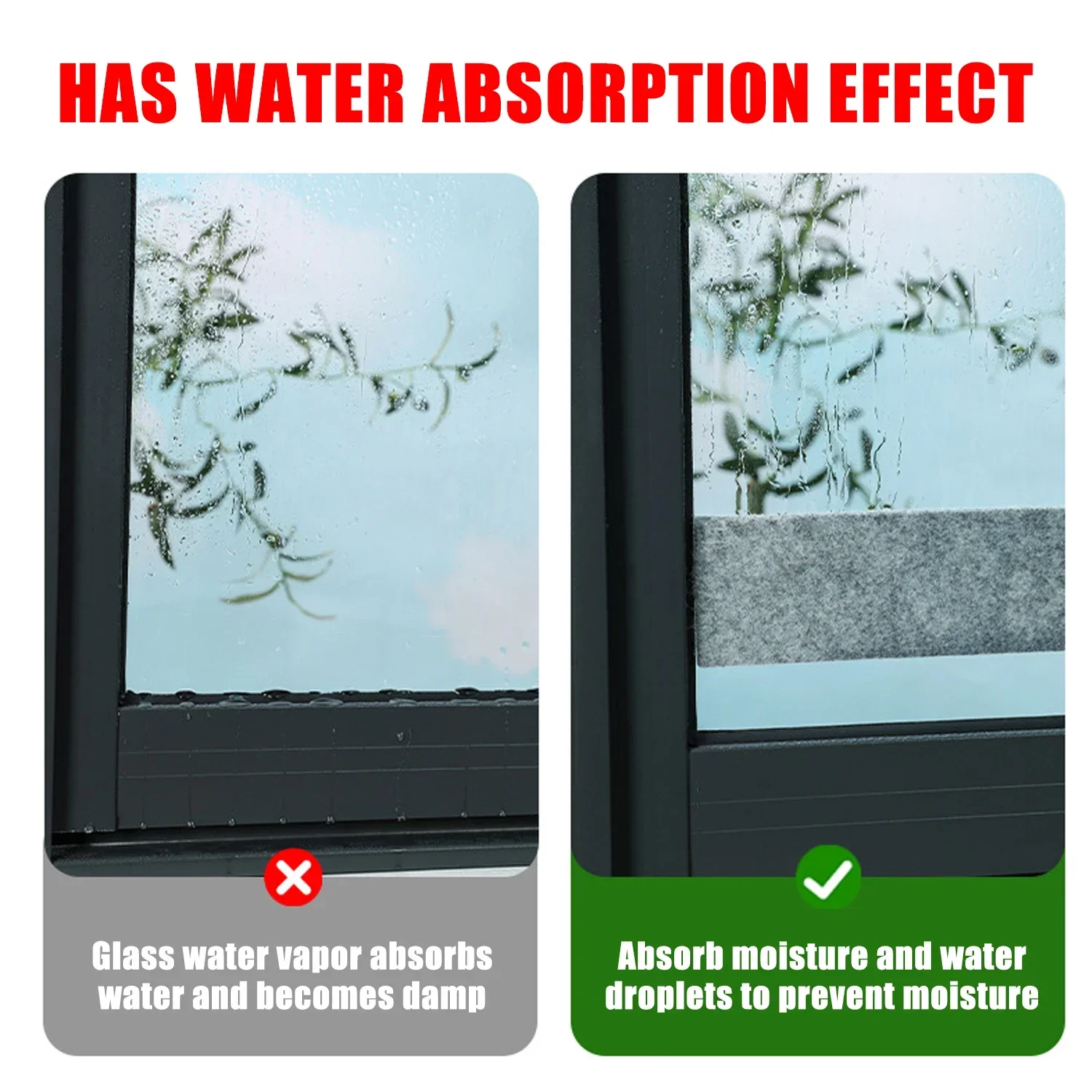 4M/Roll Self-Adhesive Felt Strip Door Windows Absorb Water Sealing Strip Soundproof Sliding DIY Furniture Leg Pad Anti-slip Mats - Image 3