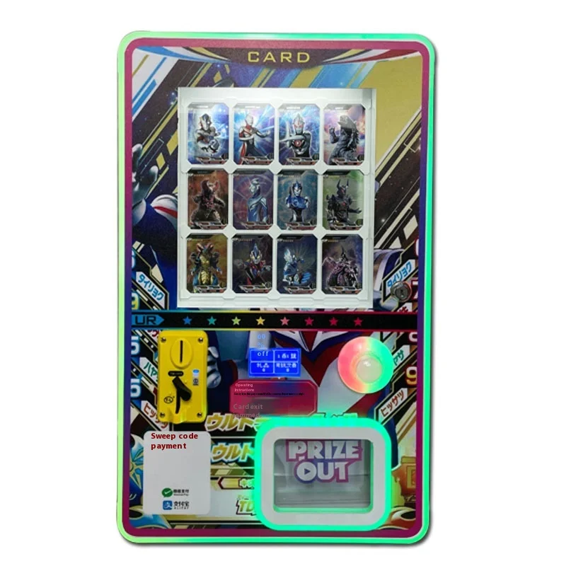 Factory Direct Card Dispenser Toy Capsule Vending Machine 1-Year Warranty English Language Card Game Machine For Sale