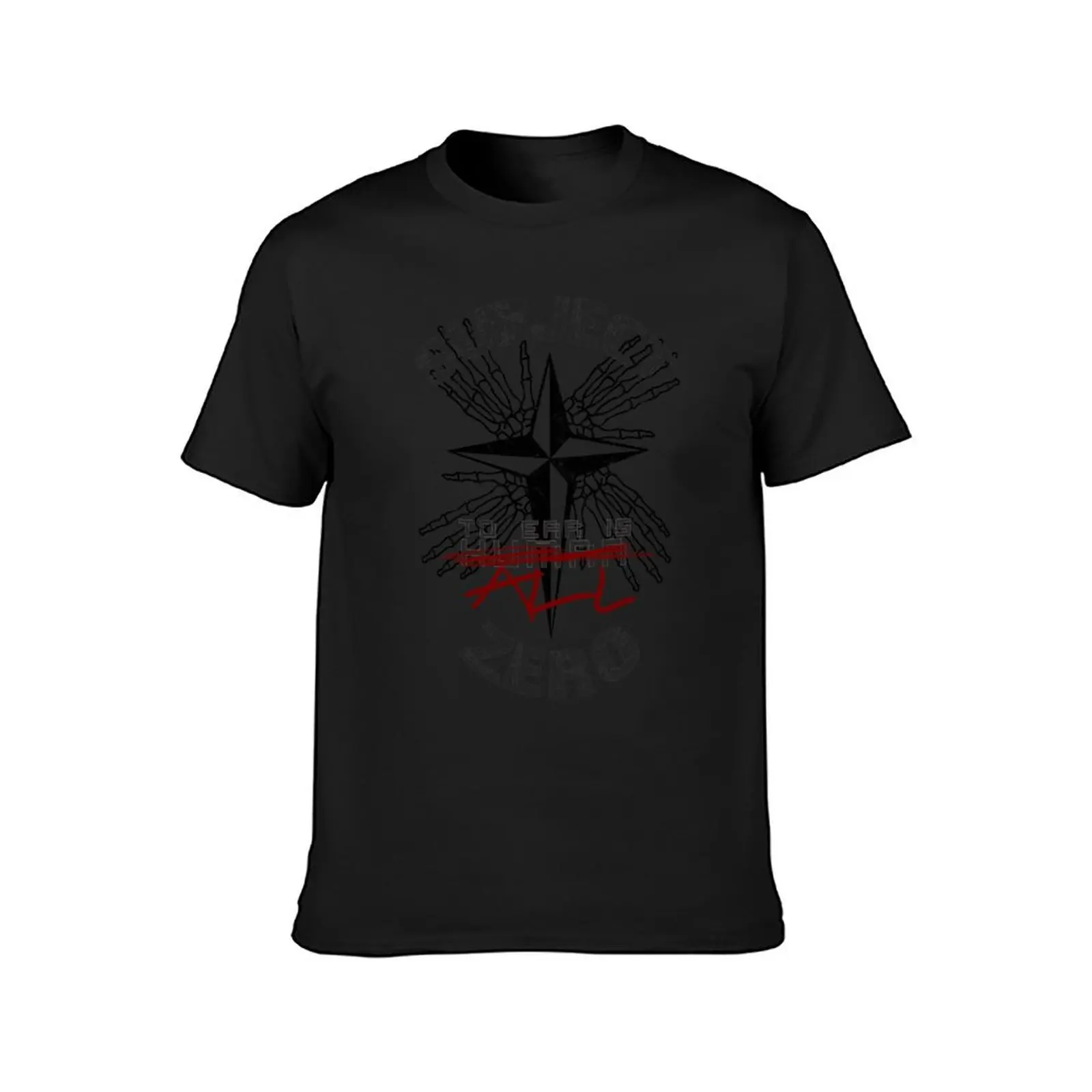 Subject Zero- To Err is All T-Shirt Short sleeve tee customizeds plain t shirts men