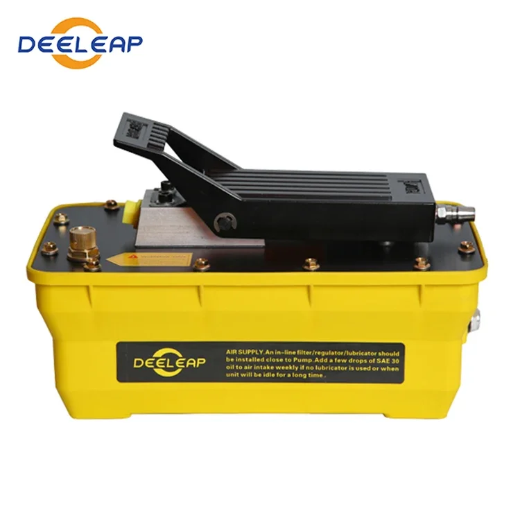 Deeleap PAS12 Plastic Reservoir Air Hydraulic Foot Pump with Good Seal for 4 Post Lift and Car Frame Machine