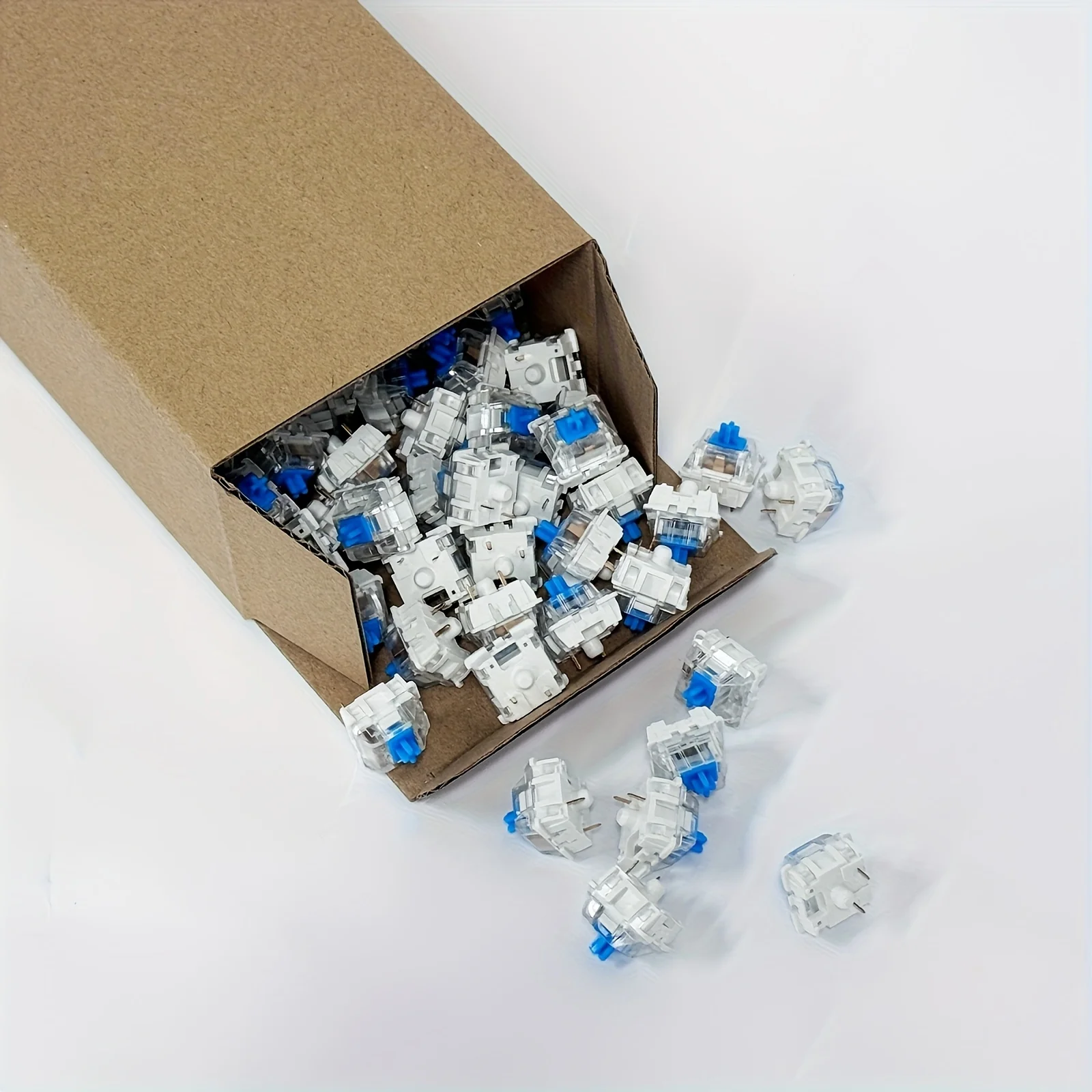 Blue Clicky Mechanical Keyboard Switches, Perfect for Gaming, Typing, and Office Work. Upgrade Your Mechanical Keyboard