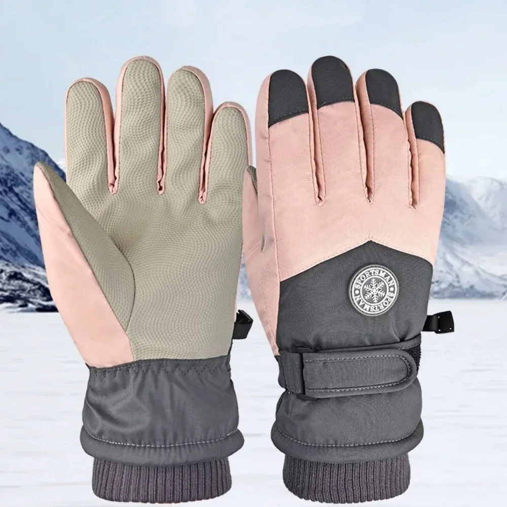 

New Winter Gloves Men Women TouchScreen Cold Waterproof Motorcycle Cycle Gloves Outdoor Sports Plus Velvet Warm Ski Glove