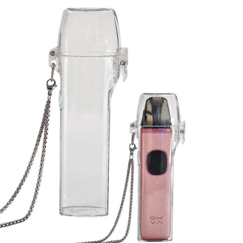 Custodia rigida pop-up protettiva trasparente con cordino portatile per OXVA Xlim Pro/Xlim Pro 2 Vape Vaper Electronico