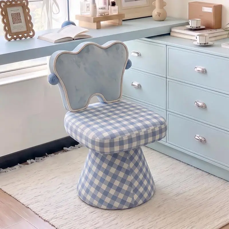 Cute Luxury Vanity Stools Bedroom Stuff Rotatable Nordic Ottoman Vanity Chair Dressing Mini Chaise De Coiffeuse Home Furniture