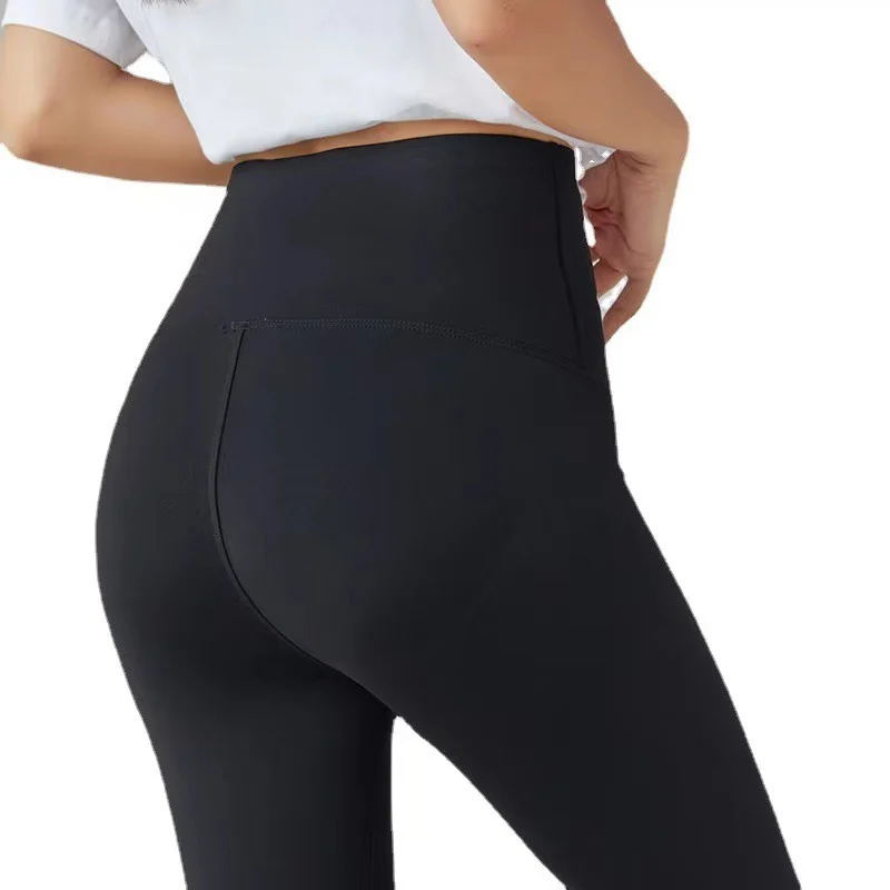 Damen Thiened Fce Gefütterte Yogahose Arkskin Enge Winter-Basisschicht-Leggings Rutschfeste Latex-Strumpfhose Herbst Faion