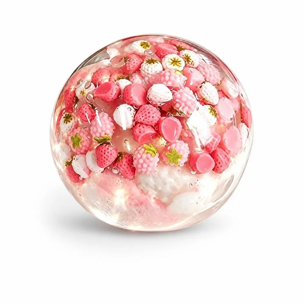 New Slow Rising Squishy Fidget Handmade Soft Squeeze Stress Ball Ice Transparent Decompression Pinch Birthday Gift