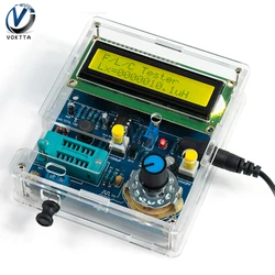 DC5V Digital Multimeter Transistor Tester LCD Resistance Capacitance Meter Tester Frequency Meter USB Triode Inductance Tester