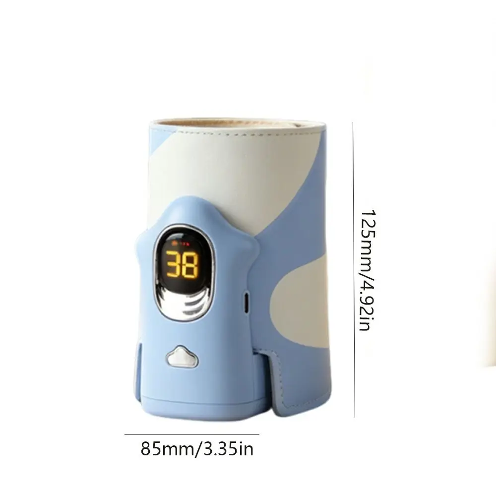 Multifunction Baby Bottle Warmer LED Display Wireless Breast Milk Warmer Insulated Accurate Temperature Control