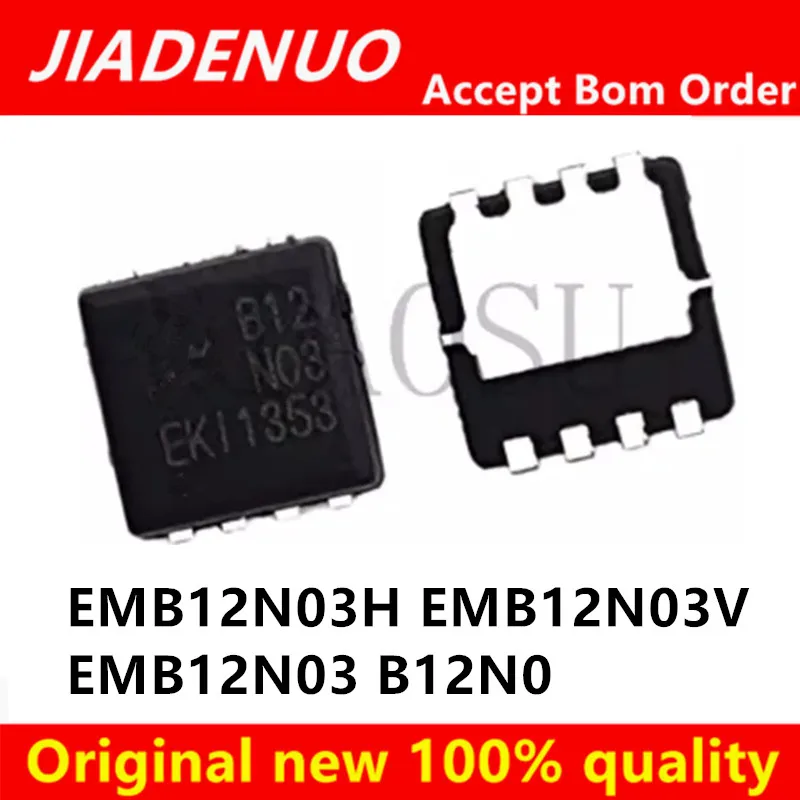 (5piece)100% New EMB12N03V EMB12N03H  EMB12N03 B12N03 QFN-8
