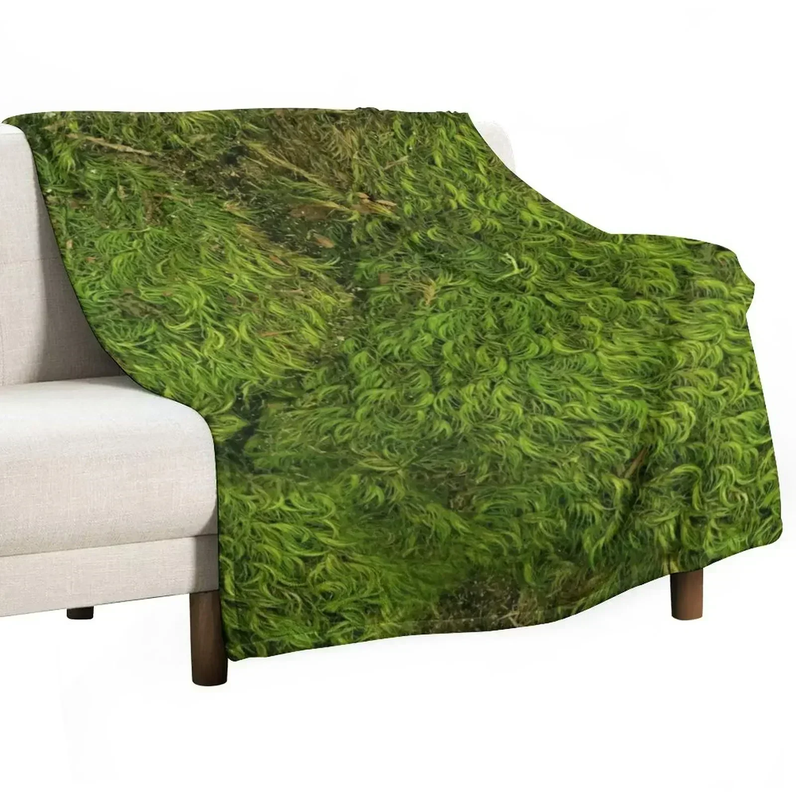 World of Moss III Throw Blanket for sofa Soft Plaid Plush Blankets For Sofas Blankets